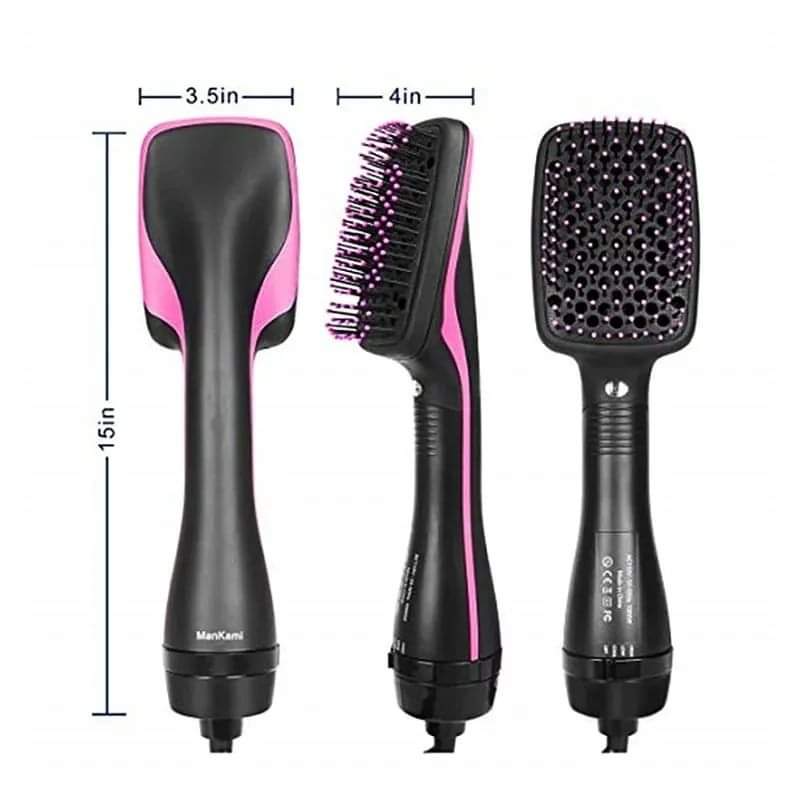 Electric Hair Straightener & One-Step Hair Dryer Brush - Hot Air Blow Dryer Comb for Travel & Professional Styling