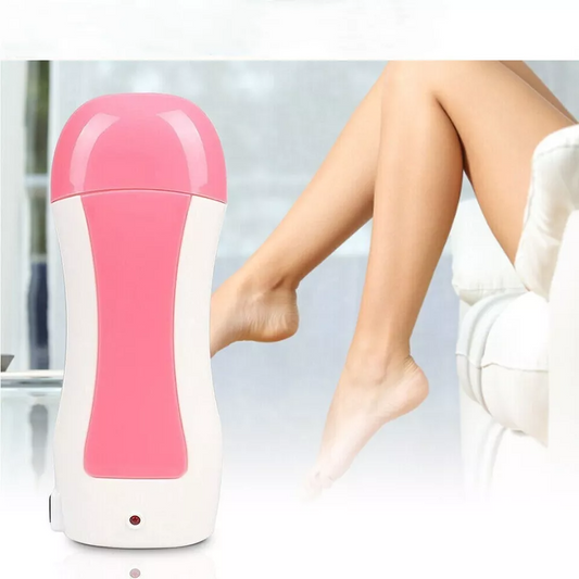 Pink Wax Roller Cartridge Heater – Automatic Heating for Easy Hair Removal (Professional & Personal Use)