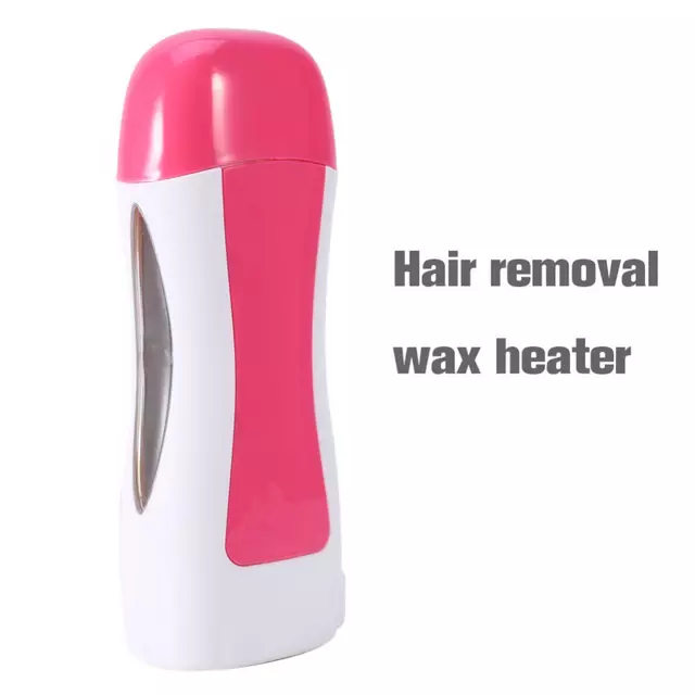 Pink Wax Roller Cartridge Heater – Automatic Heating for Easy Hair Removal (Professional & Personal Use)